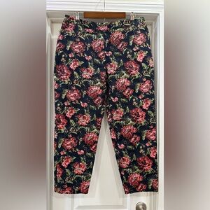 Sugarlips Floral Tapestry Dress Pants Trousers Size XL